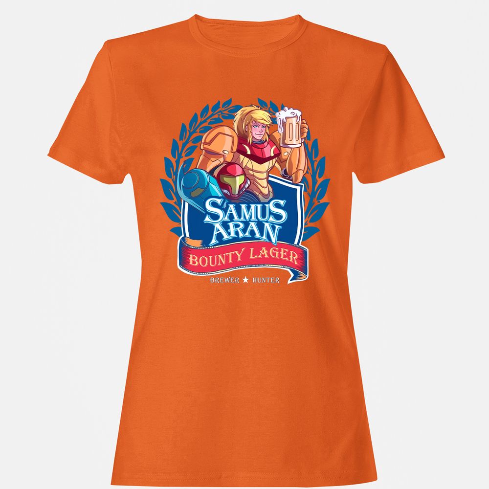 Women's T-Shirt - 72ZP98N8 - Orange - 11
