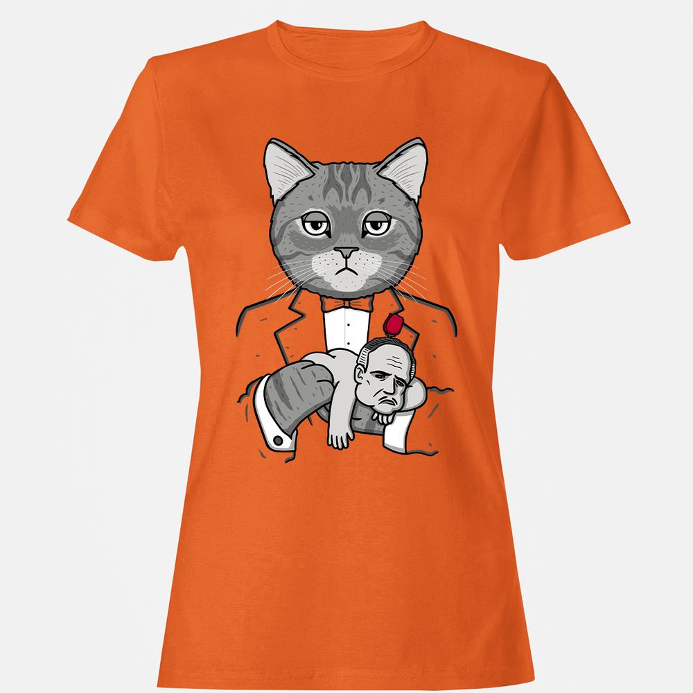 Women's T-Shirt - 8ZQ3CP4H - Orange - 11