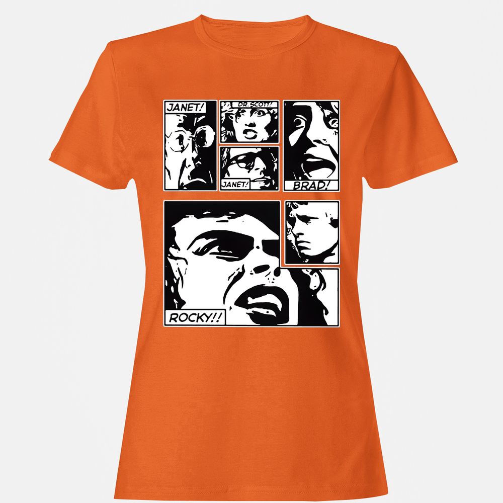 Women's T-Shirt - 5QGZ3CJH - Orange - 11