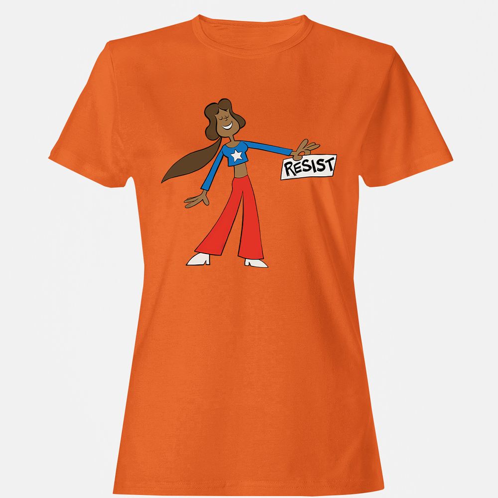 Women's T-Shirt - D7UJL8HR - Orange - 11