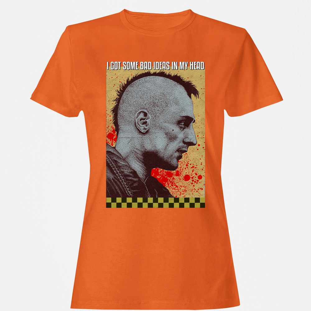 Women's T-Shirt - Q286XVZE - Orange - 11