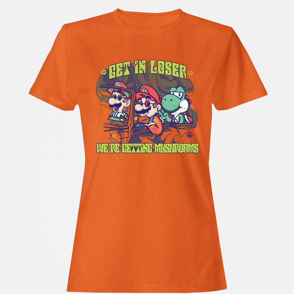 Women's T-Shirt - XHUJWZJQ - Orange - 11