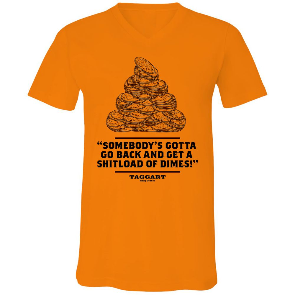 Unisex V-Neck T-Shirt - RCCSF3K4 - Orange - 11