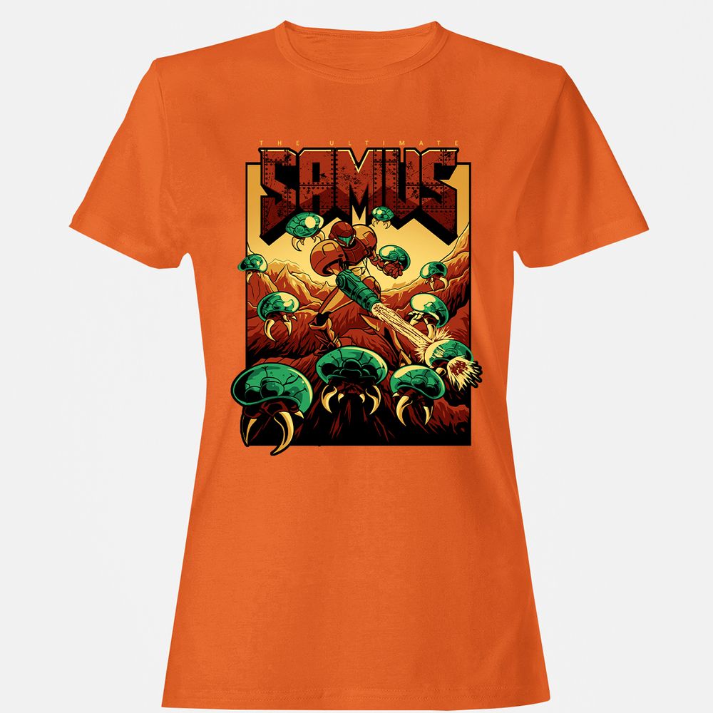 Women's T-Shirt - HZUCT8GU - Orange - 11