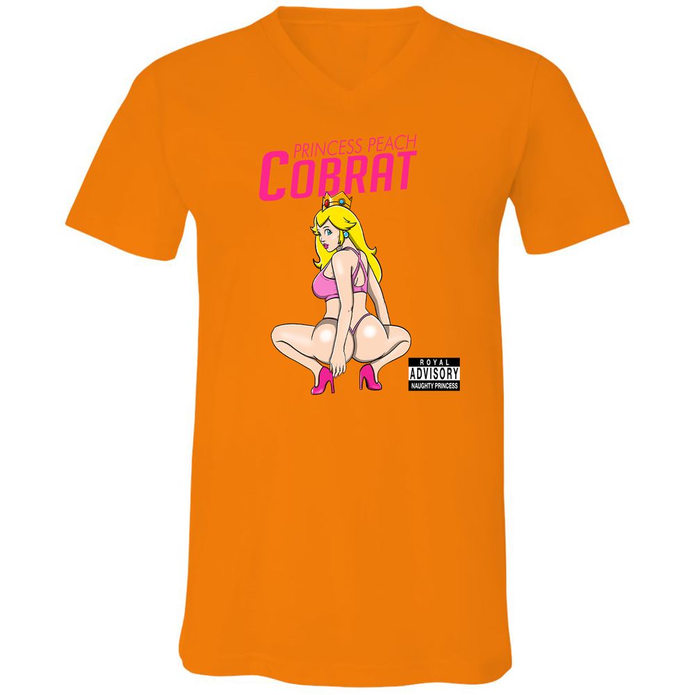 Unisex V-Neck T-Shirt - 4NGPCGCF - Orange - 11