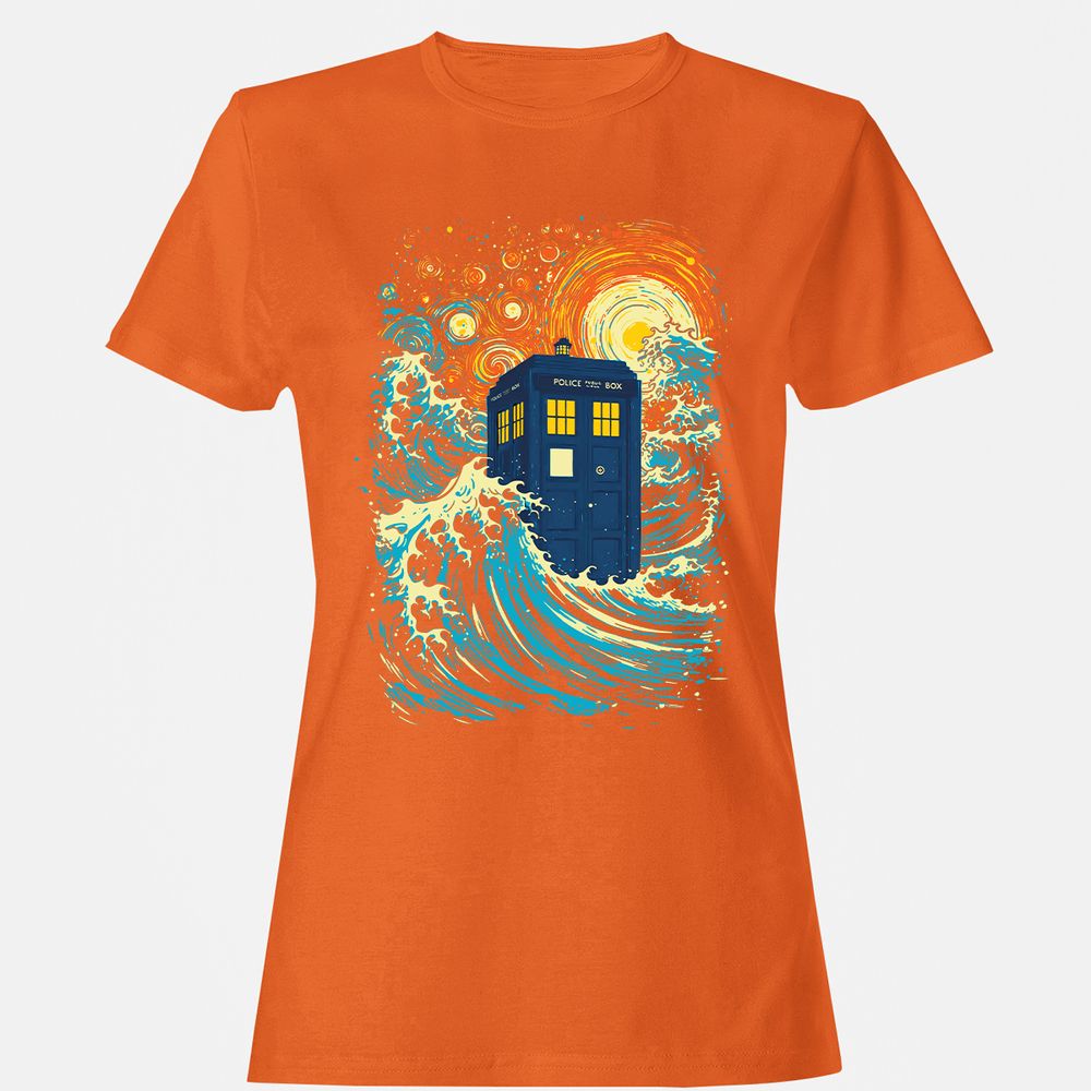 Women's T-Shirt - VZCDZTEG - Orange - 11