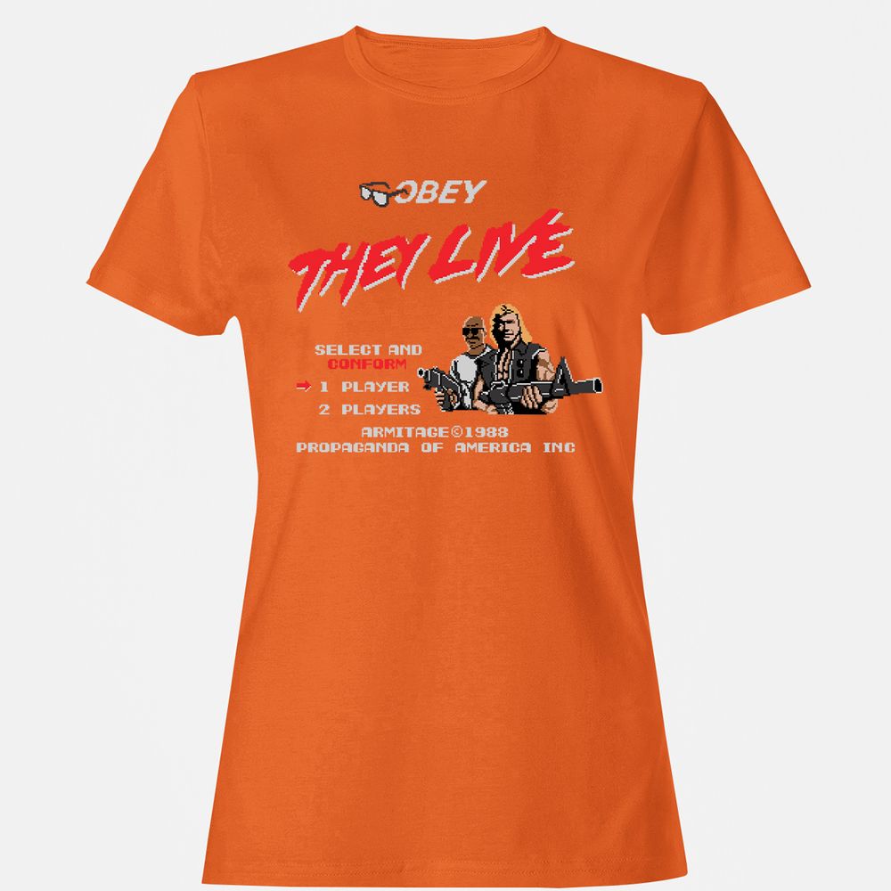 Women's T-Shirt - 6LTQYZMM - Orange - 11