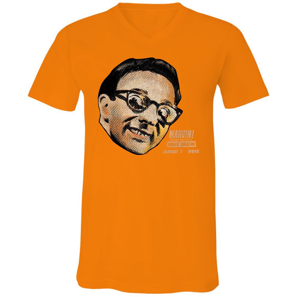 Unisex V-Neck T-Shirt - 1SDGPUSP - Orange - 11