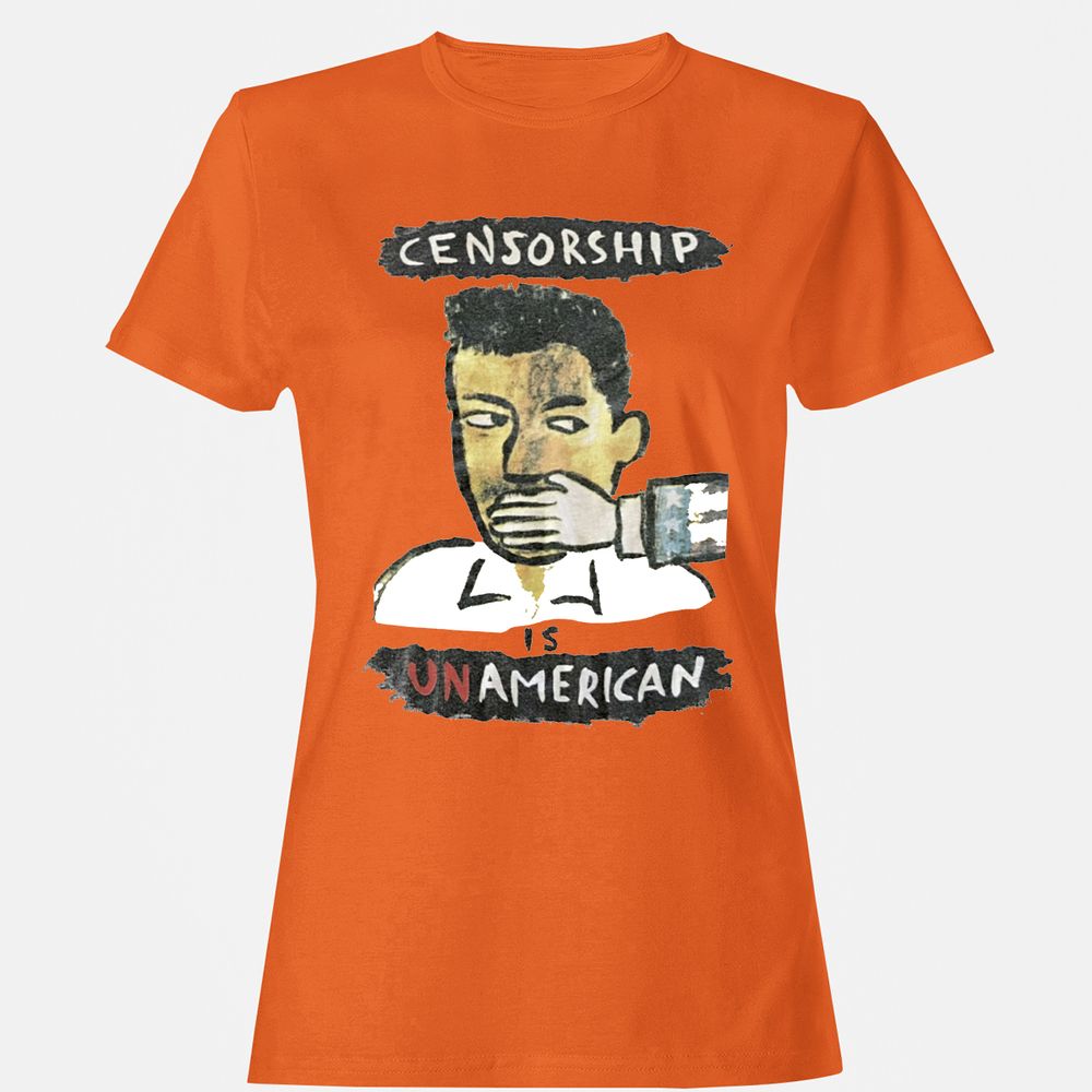 Censorship is Unamerican - Orange - 11