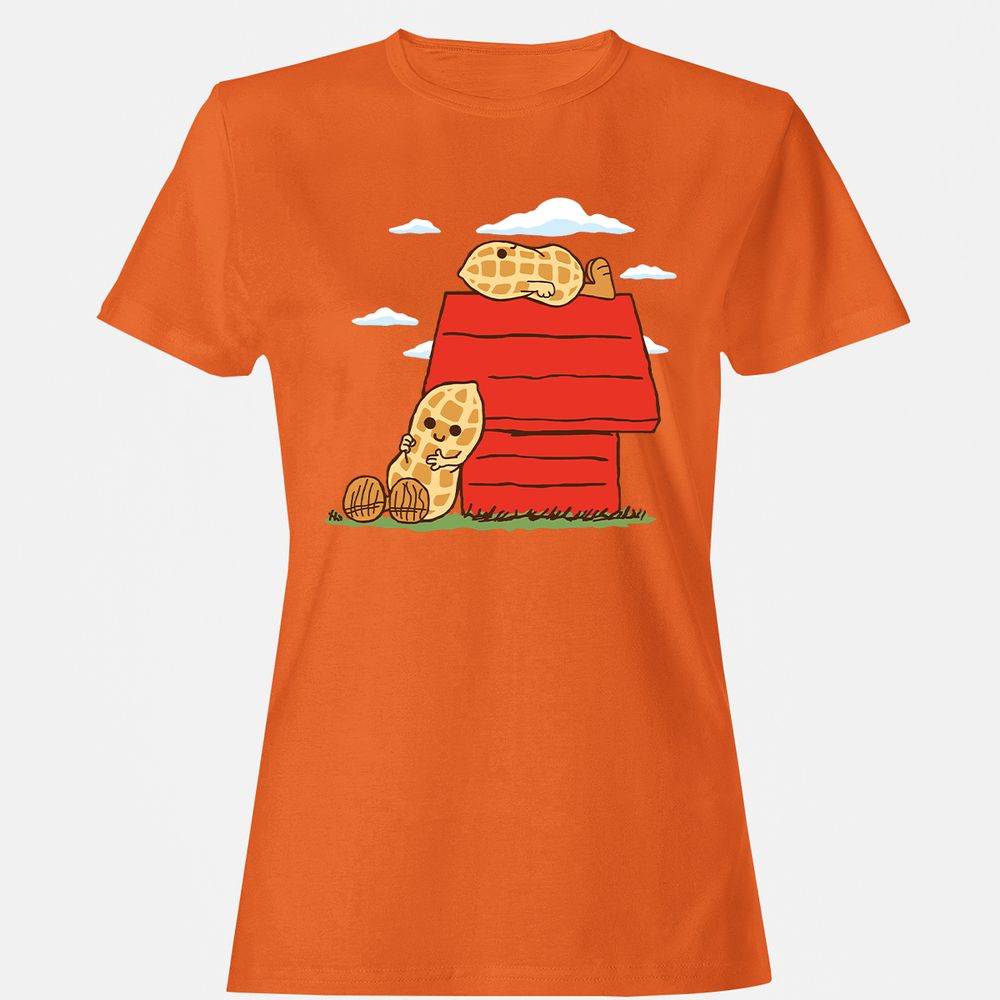 Women's T-Shirt - XEQ71A1K - Orange - 11