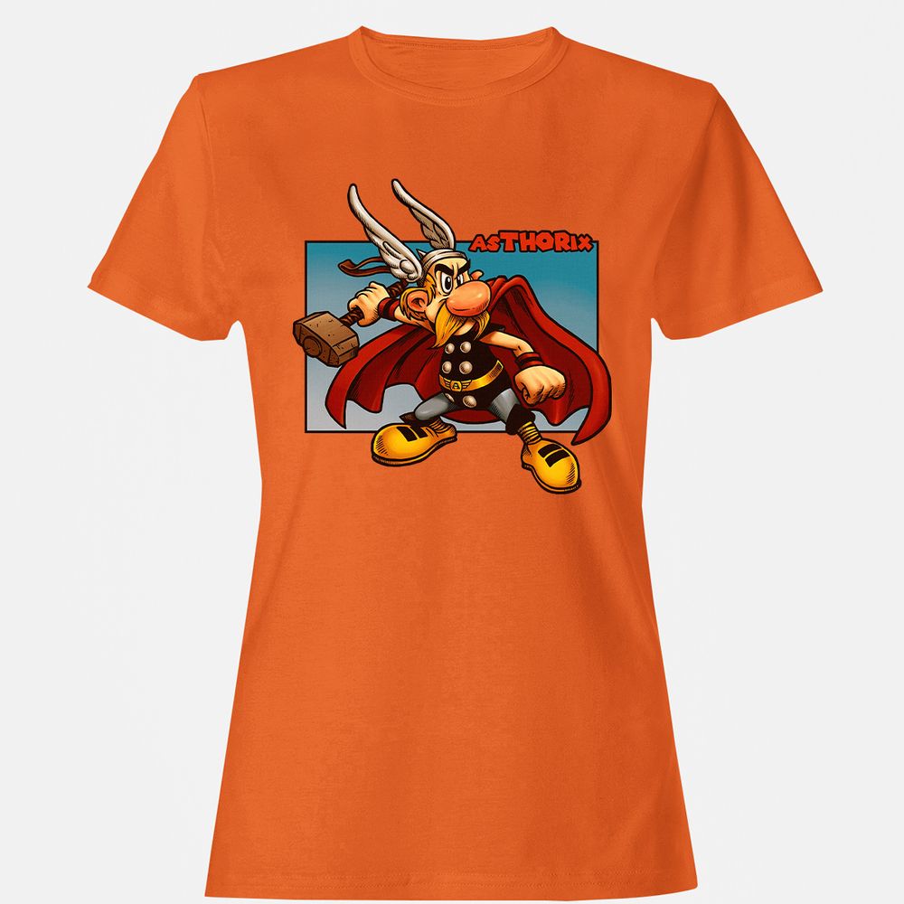 Women's T-Shirt - 8E2FL1MX - Orange - 11