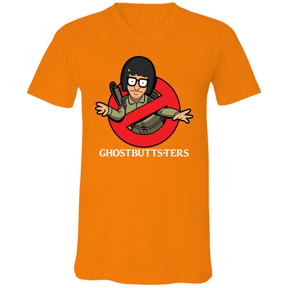 Unisex V-Neck T-Shirt - WTHHN1QH - Orange - 11