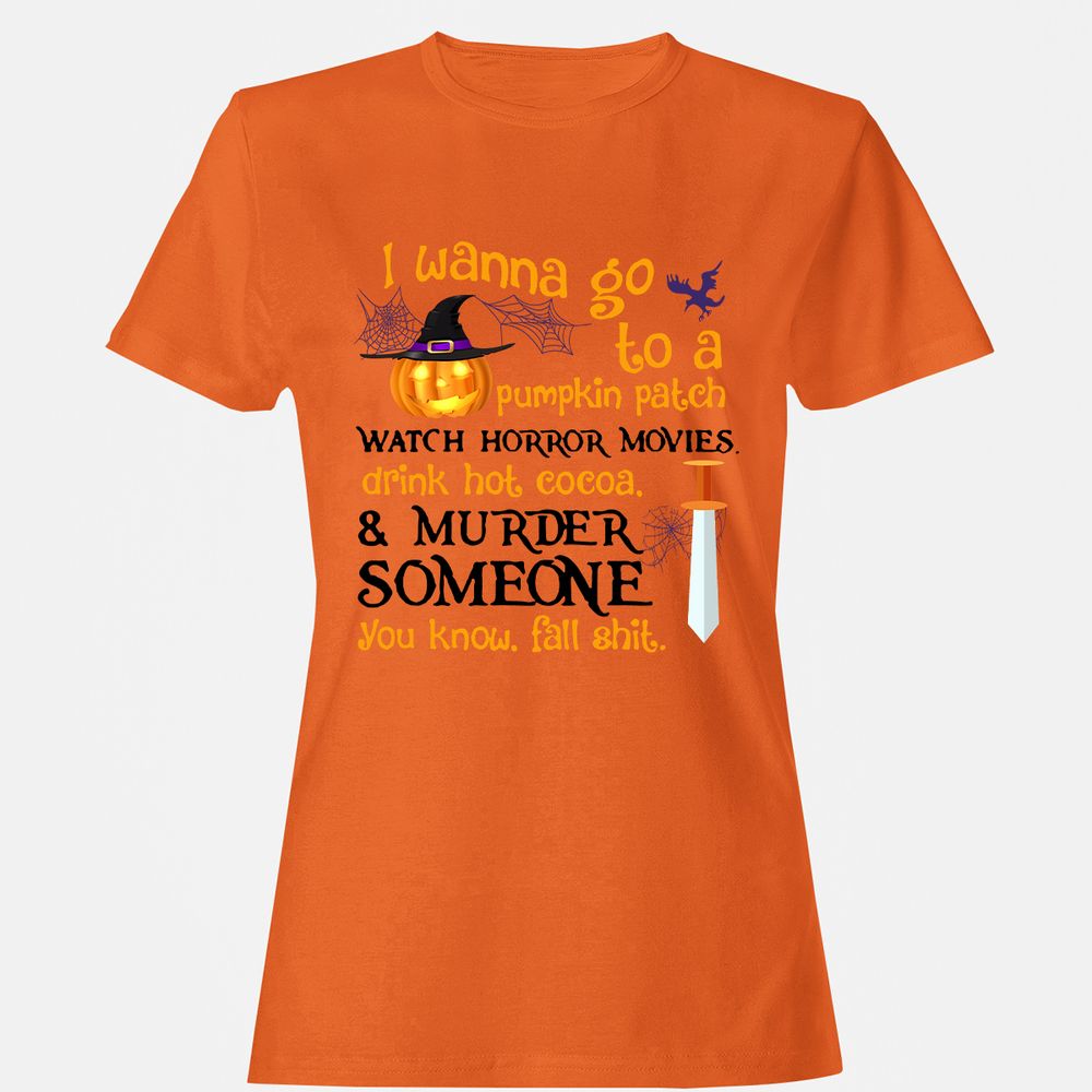 Women's T-Shirt - PM11Z9HJ - Orange - 11