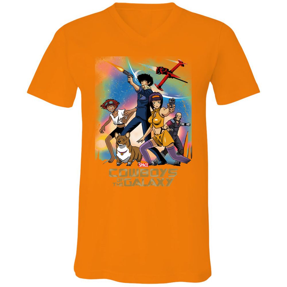 Unisex V-Neck T-Shirt - X413A22L - Orange - 11