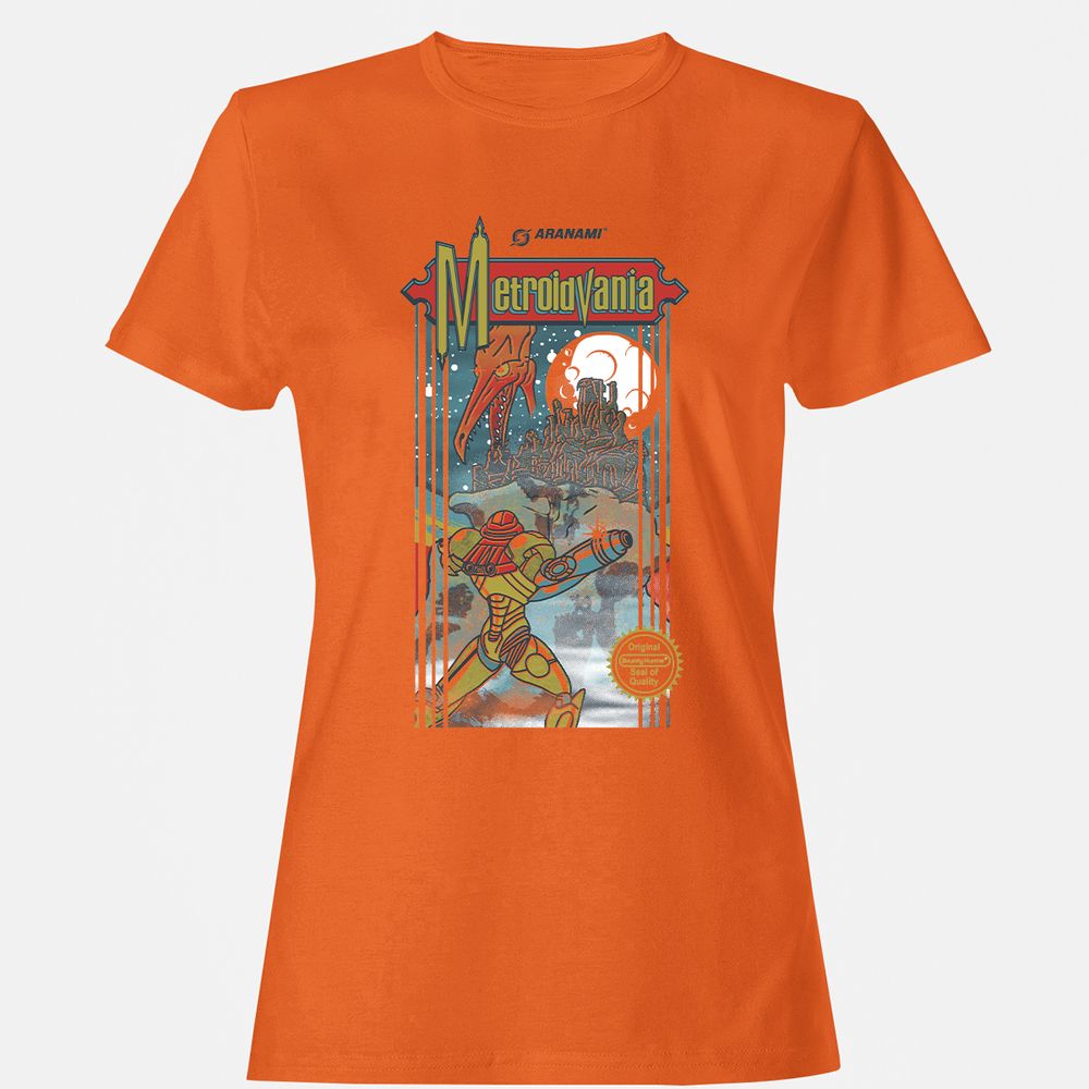 Women's T-Shirt - 9F36MRLN - Orange - 11
