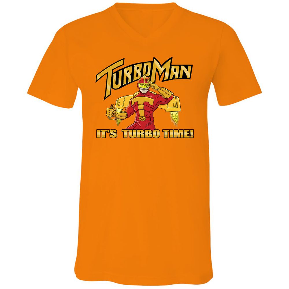 Unisex V-Neck T-Shirt - YMEVHH78 - Orange - 11