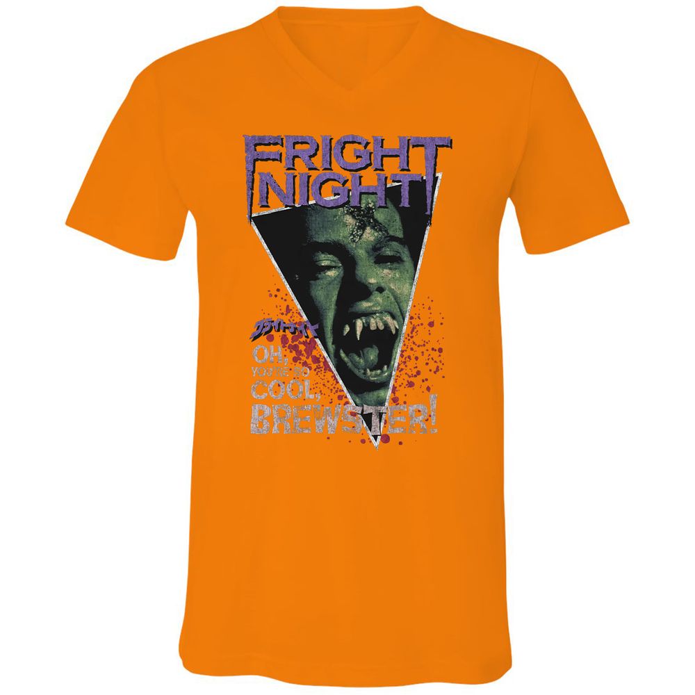 Unisex V-Neck T-Shirt - P46LCXEX - Orange - 11