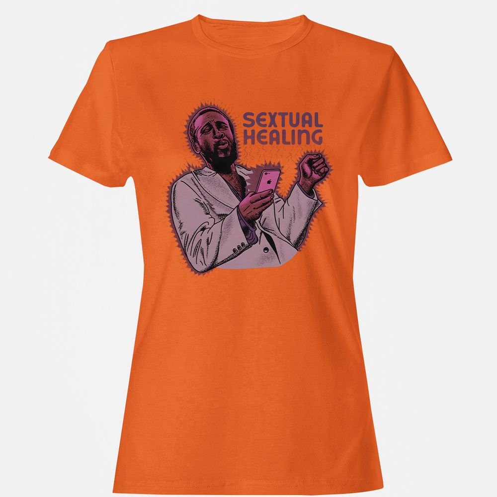 Women's T-Shirt - ELVJAS2D - Orange - 11