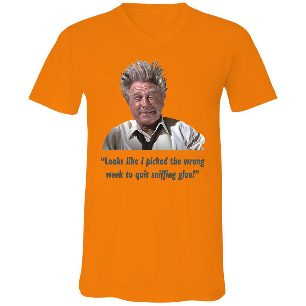 Unisex V-Neck T-Shirt - 9L5GCGLM - Orange - 11