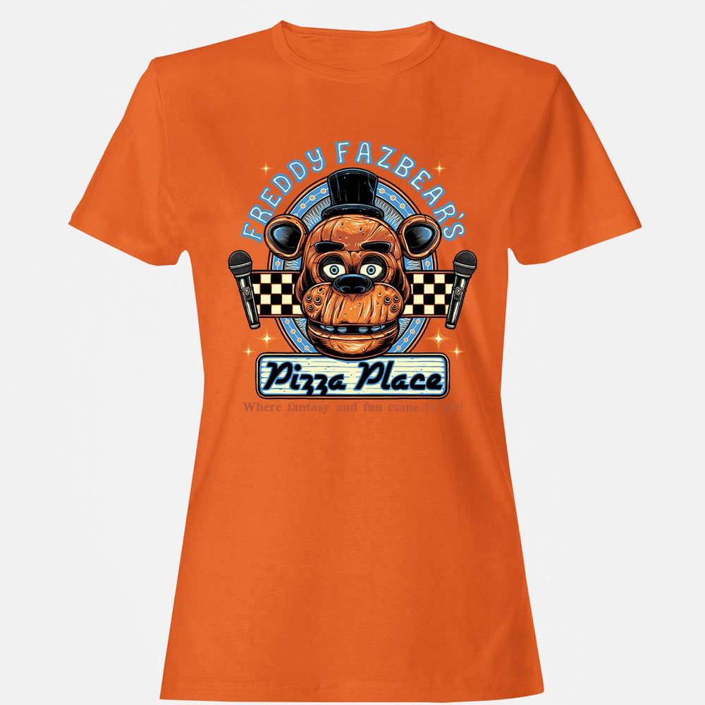 Women's T-Shirt - HUJNT77H - Orange - 11