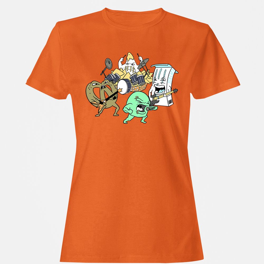 Women's T-Shirt - KS1H7KQY - Orange - 11