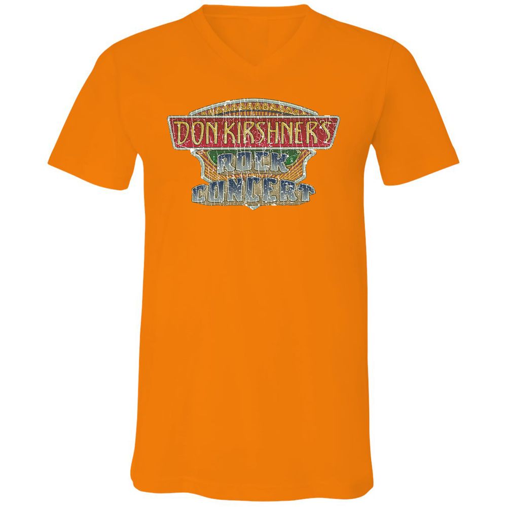 Unisex V-Neck T-Shirt - 5MJ4BWBX - Orange - 11
