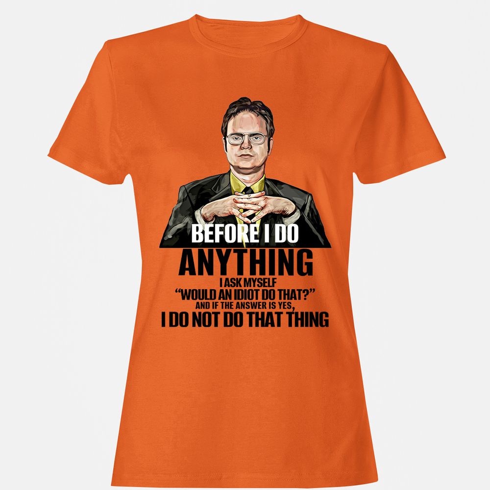 Women's T-Shirt - 9QF7QXL4 - Orange - 11