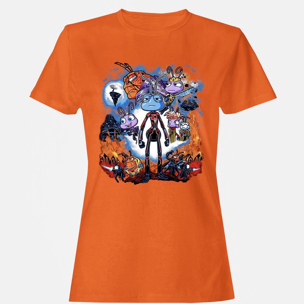 Women's T-Shirt - NB7RU44Y - Orange - 11