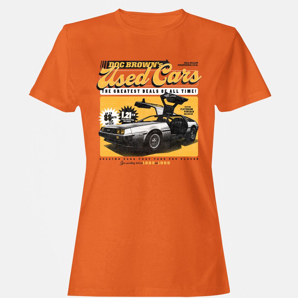 Women's T-Shirt - QLQ7NVHC - Orange - 11