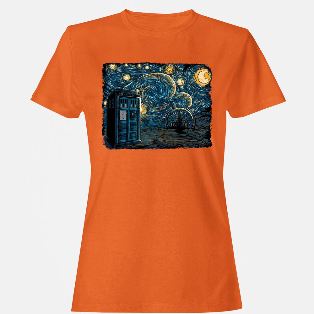 Women's T-Shirt - XAXQBYWX - Orange - 11