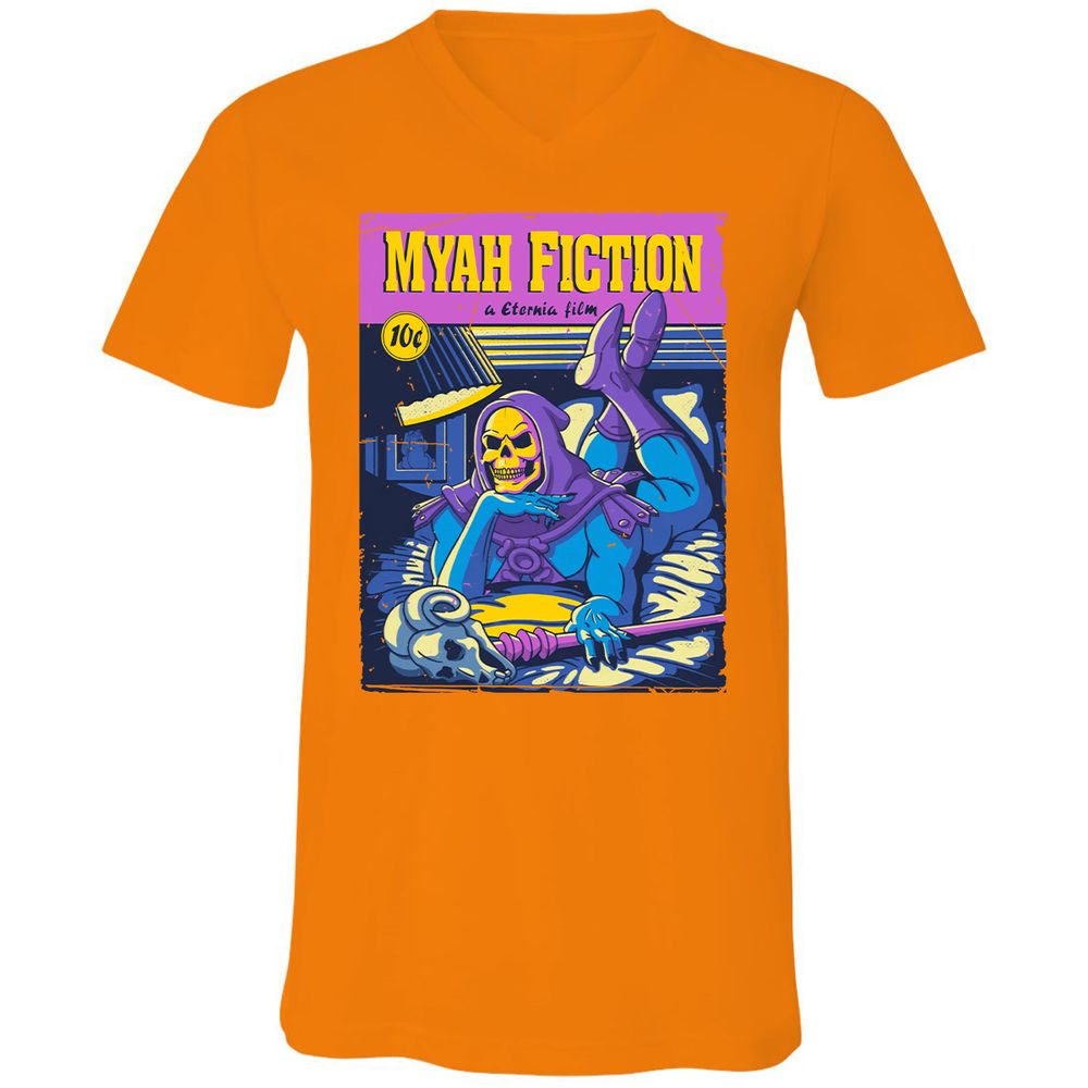 Unisex V-Neck T-Shirt - VN1P7GKV - Orange - 11