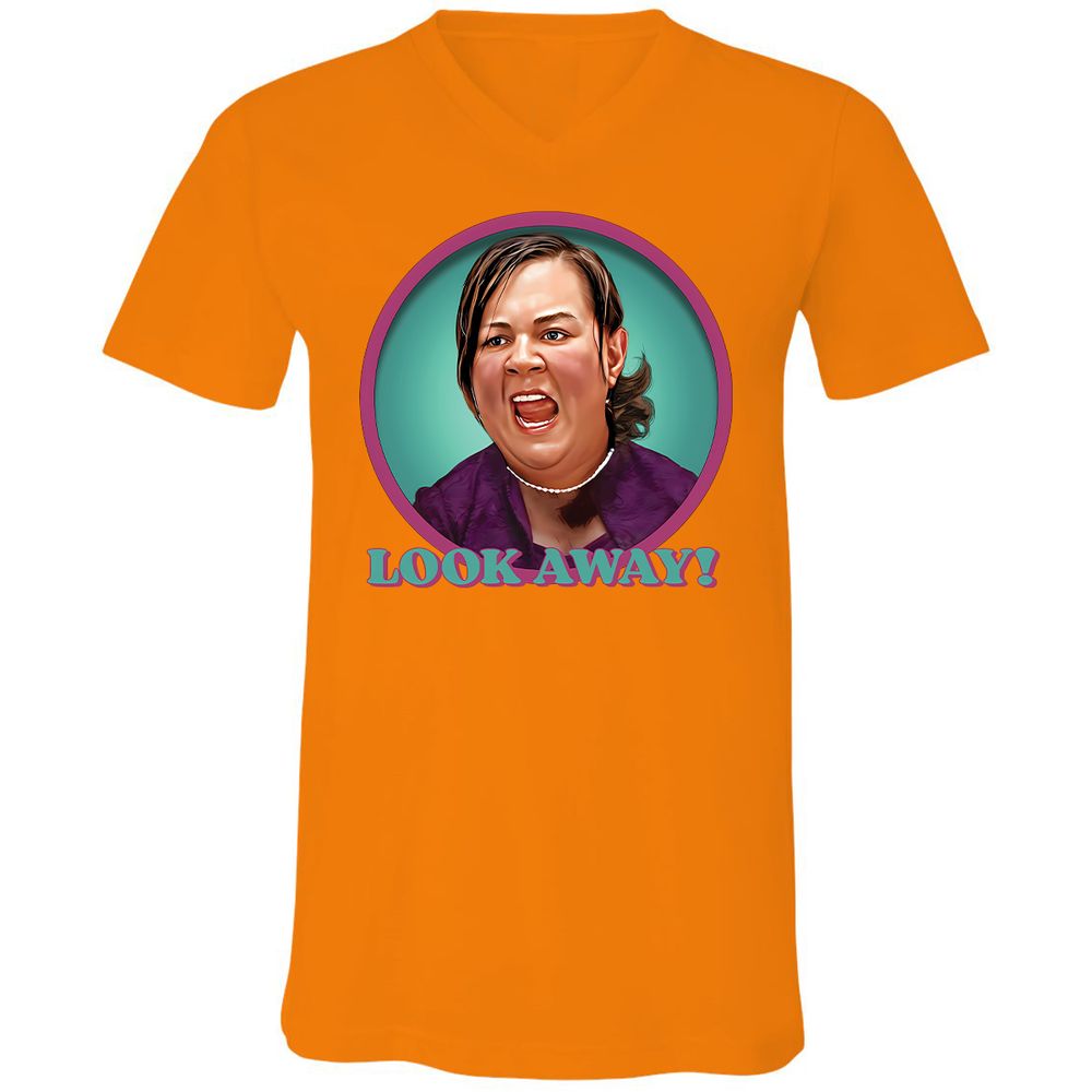 Unisex V-Neck T-Shirt - SGA3SPSC - Orange - 11