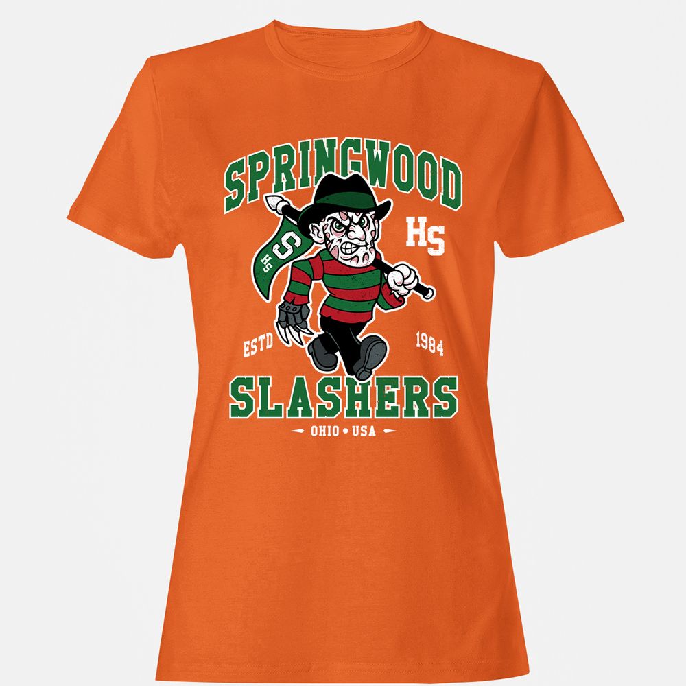 Women's T-Shirt - 3L54CJ7J - Orange - 11