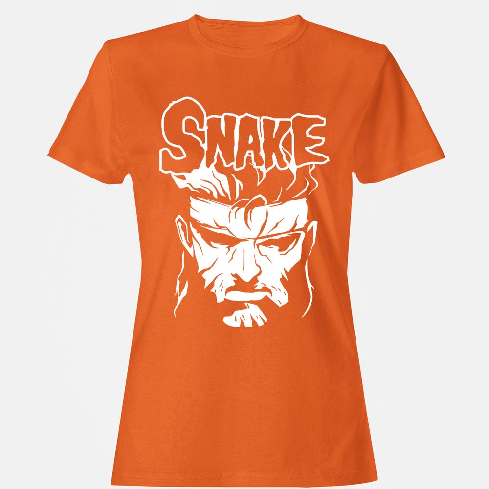 Women's T-Shirt - 7Z6A7NGU - Orange - 11