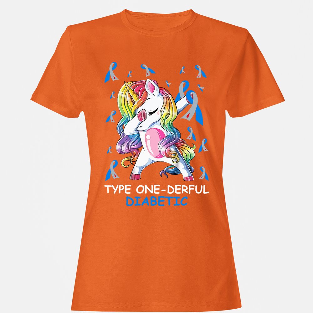 Women's T-Shirt - UQU5QRJB - Orange - 11