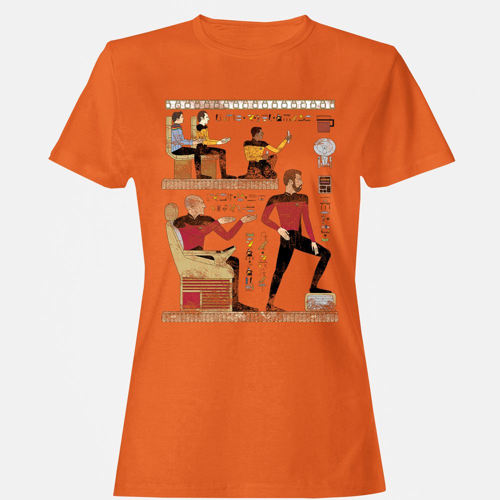 Women's T-Shirt - TZJ6H45T - Orange - 11