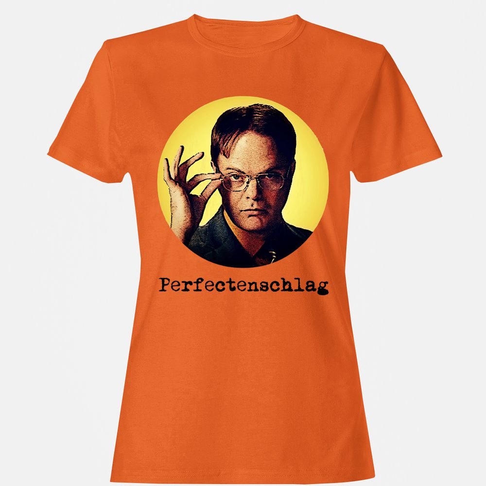 Women's T-Shirt - 8N8BVNKZ - Orange - 11