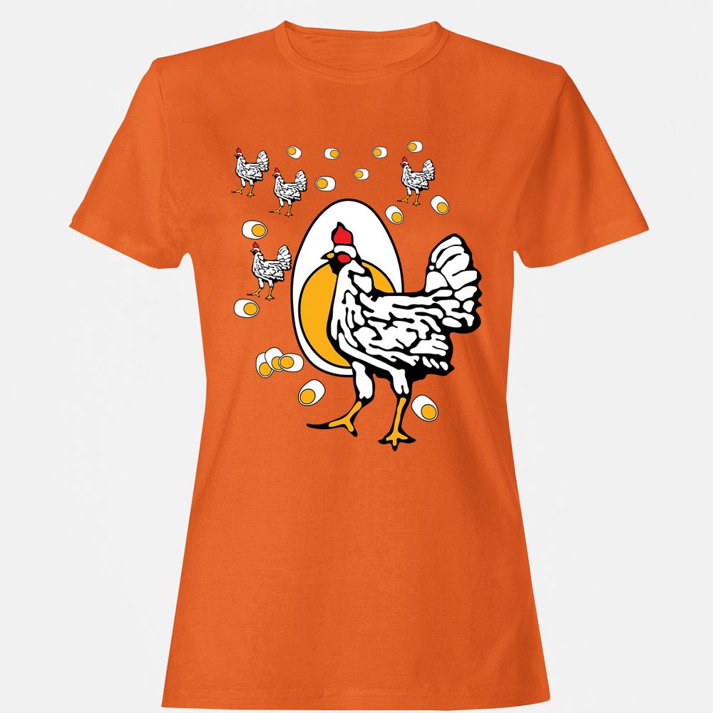 Women's T-Shirt - G9RF6LH1 - Orange - 11