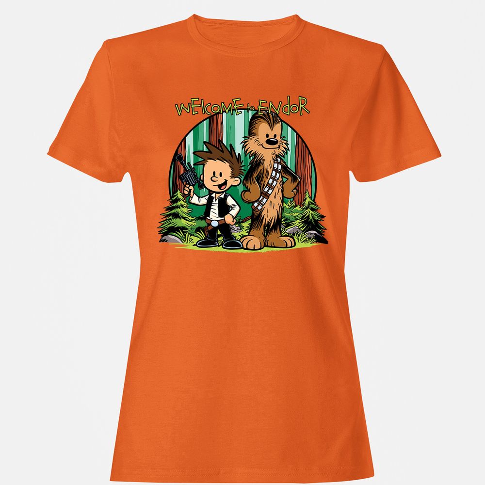 Women's T-Shirt - 93QVQBC4 - Orange - 11