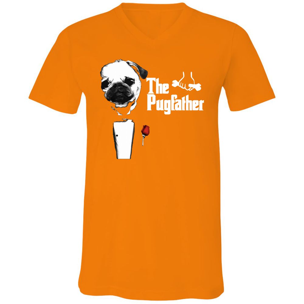 Unisex V-Neck T-Shirt - 3188T2FZ - Orange - 11