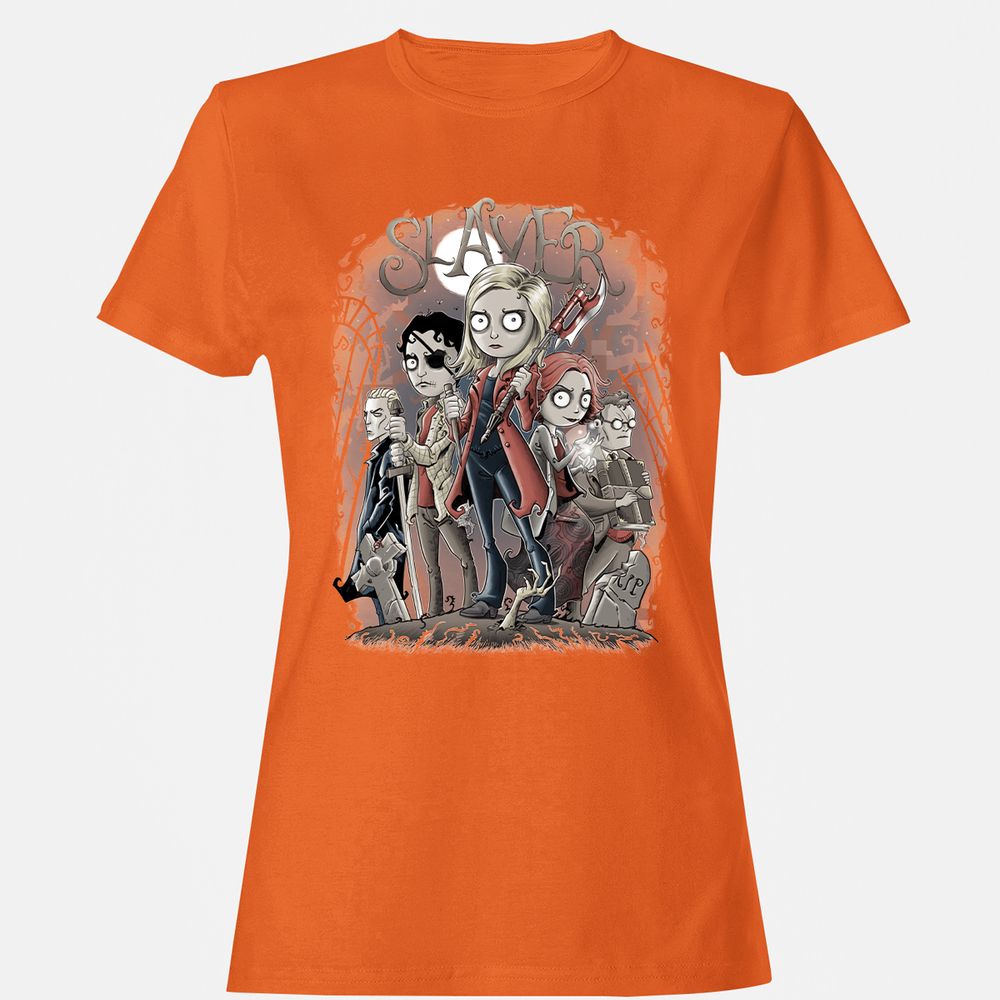 Women's T-Shirt - JA3JZ7AD - Orange - 11