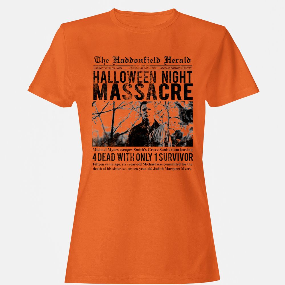 Women's T-Shirt - 83VGBXE9 - Orange - 11