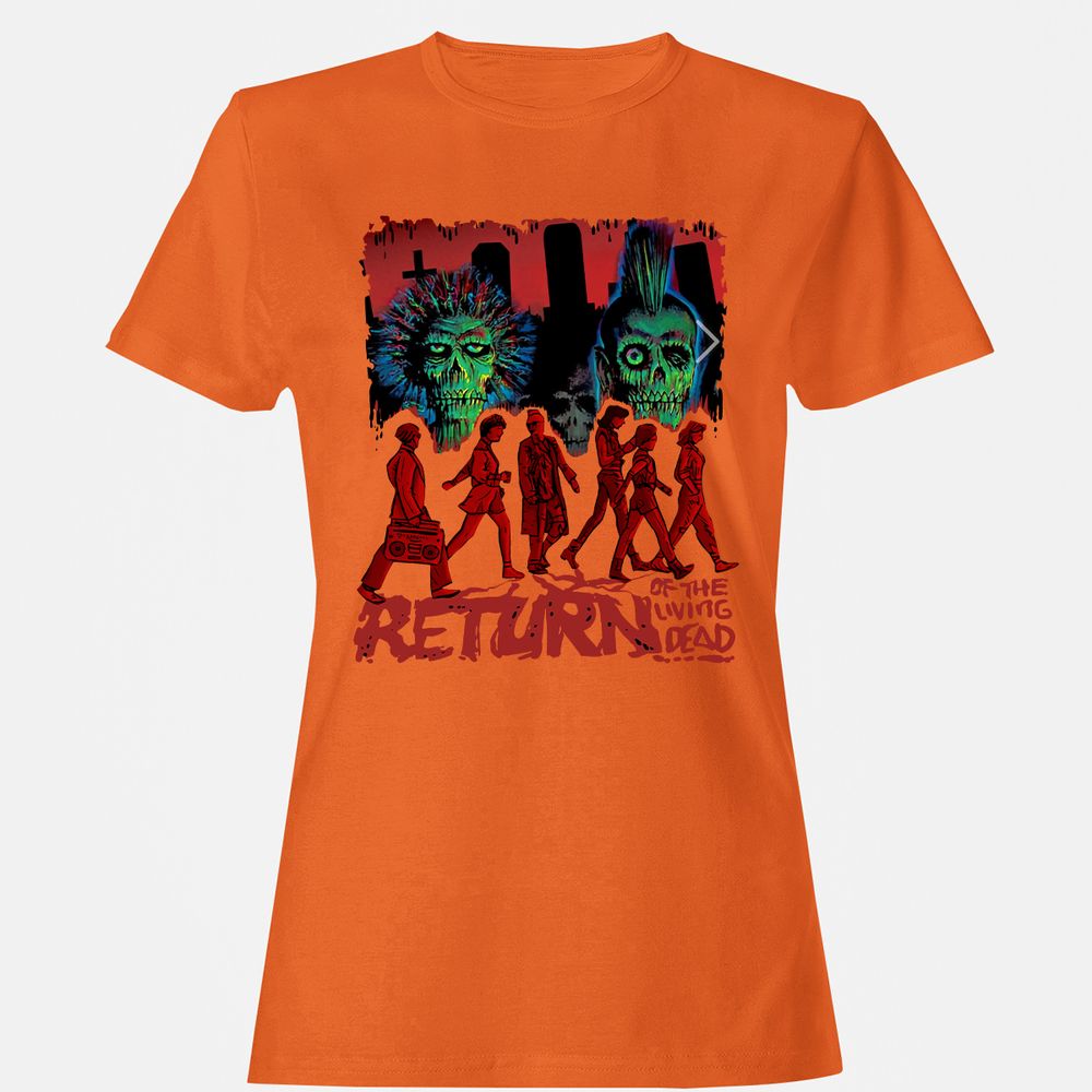 Women's T-Shirt - 4DPEBQVB - Orange - 11