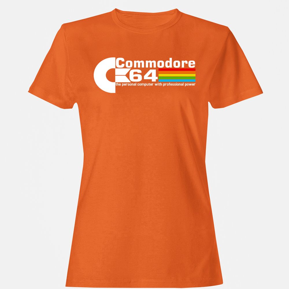 Women's T-Shirt - 7YAXPW9E - Orange - 11