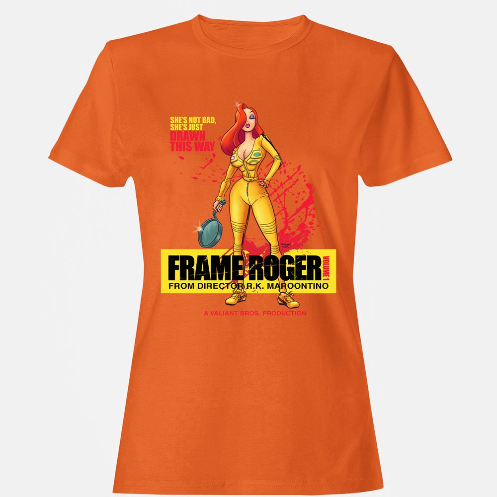 Women's T-Shirt - XJHFV27Z - Orange - 11