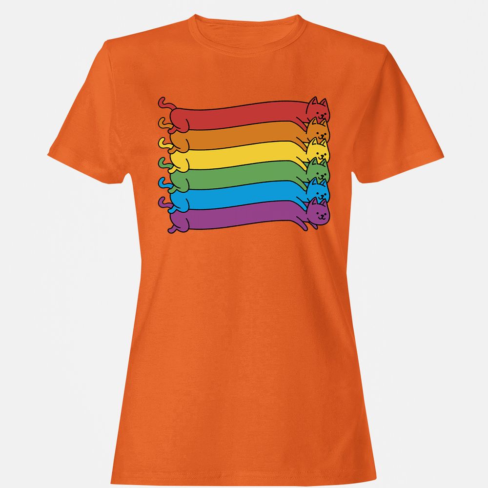 Women's T-Shirt - SRT35595 - Orange - 11