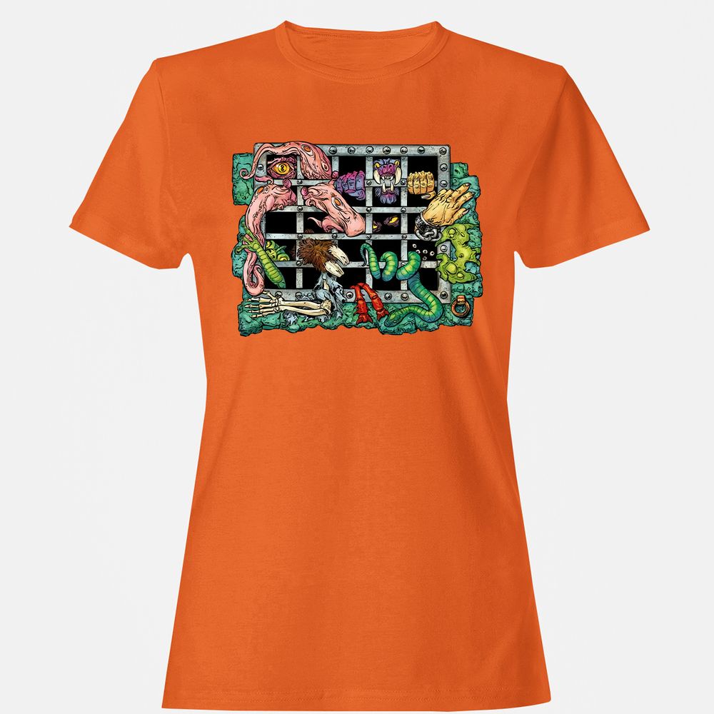 Women's T-Shirt - 59ZDEWYX - Orange - 11