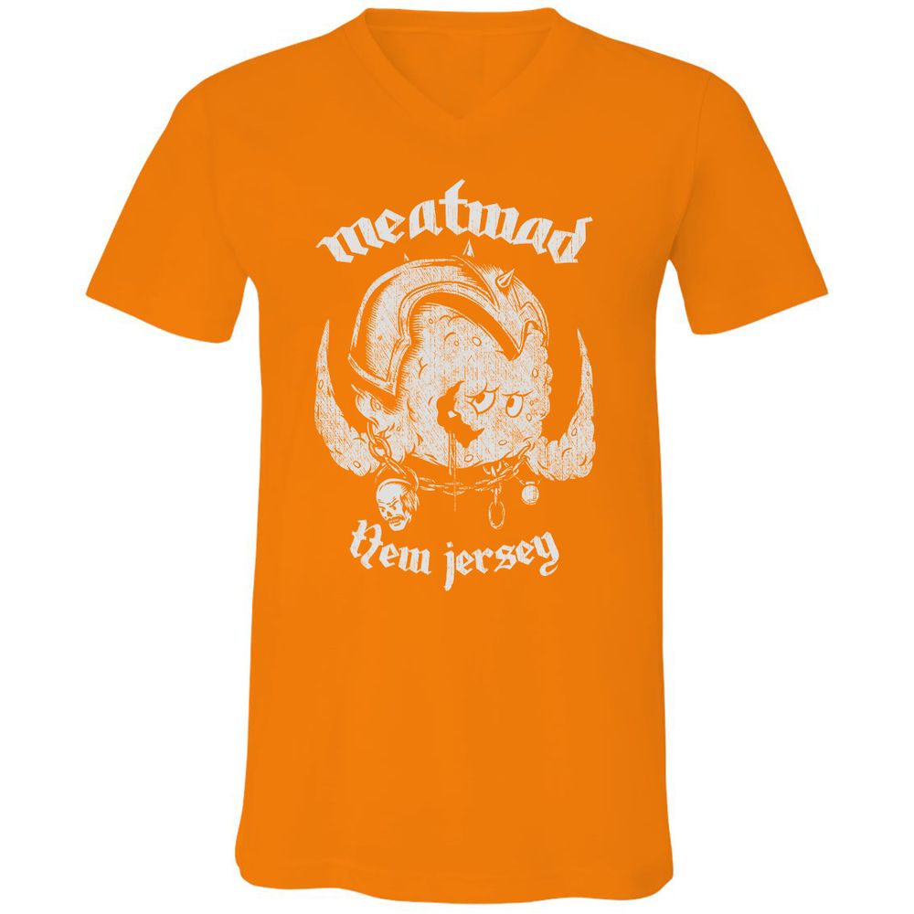 Unisex V-Neck T-Shirt - 8HRTE1TP - Orange - 11
