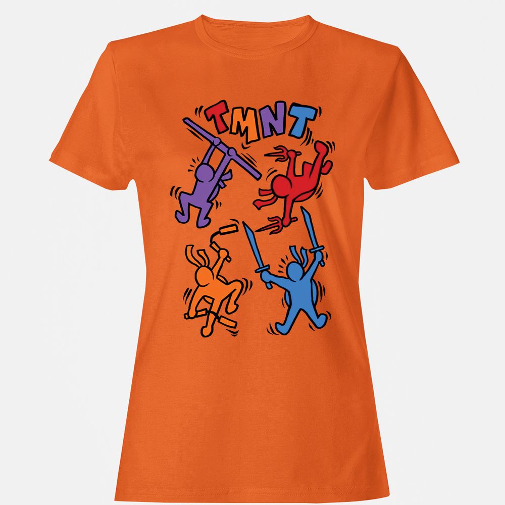 Women's T-Shirt - 4RBA75EJ - Orange - 11