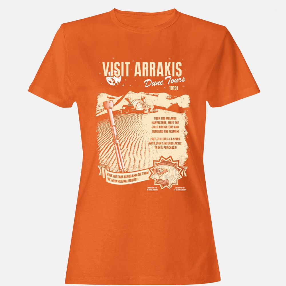 Women's T-Shirt - D3C3RZQY - Orange - 11